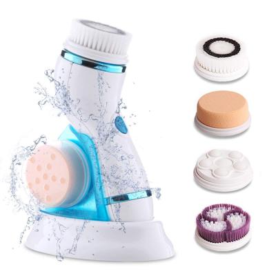 China For commercial & Home Use 4 in 1 Facial Cleansing Brush Rechargeable Face Brush Electric Facial Cleansing Brush for Sale for sale