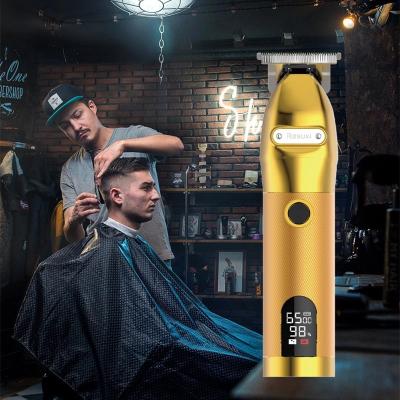 China Professional Men Electric Shaver Men Oil Head Electric Trimmer Hair Cutting Machine Trimmer With Led Display for sale