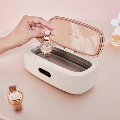 China Hotel Home Portable Small Mini Jewelry Ultrasonic Cleaner for sale