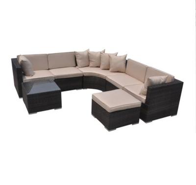 China European Style Outdoor Lounge Chair Rattan Furniture All Weather Resistant Garden for sale