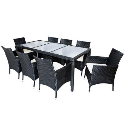 China All Weather Resistant Hot Selling Good Quality Wholesales Polyrattan Garden Furniture Dining Set for sale