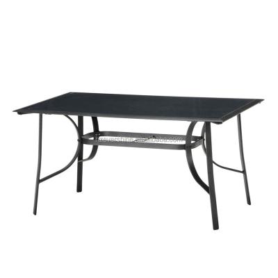 China New Type Good Price OEM All Weather Resistant UV Resistant Waterproof Easy To Clean Simple Design Outdoor Dining Tables for sale