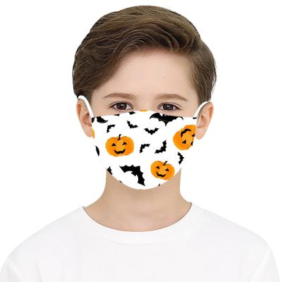 China Wholesale Anti-dust Anti-smell Custom Printed Cartoon Cotton Halloween Face Mask Children Kids Mask For Kids for sale