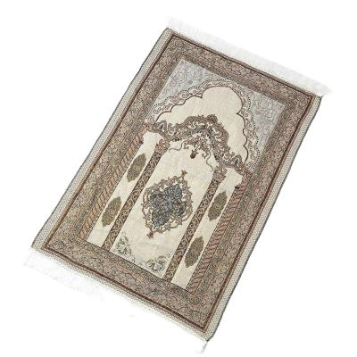 China Muslim Prayer Mat Blanket For Prayer Non-slip Eco-friendly Islamic Turkish Mosque Prayer Blanket for sale