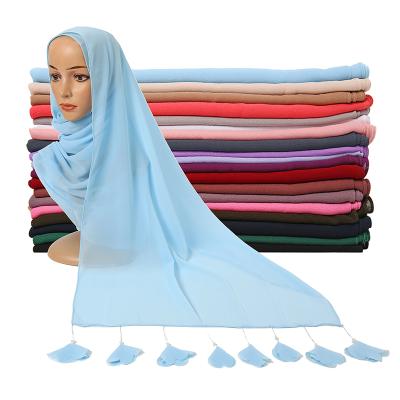 China Hot Drilling Scarf New Hijabs Chiffon Bubble Chiffon Scarf Comfortable And Breathable Muslim Women Chiffon Hijabs for sale