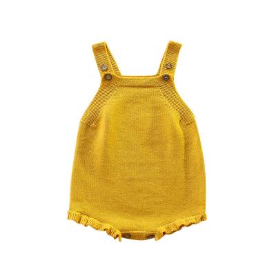 China Wholesale Breathable Baby Romper Set Baby Sweater Plain Overalls Baby Romper for sale