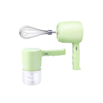 China Wireless Electric Egg Mixer Wireless Household Mini Kitchen Food Cream Egg Beater Rechargeable Beater for sale