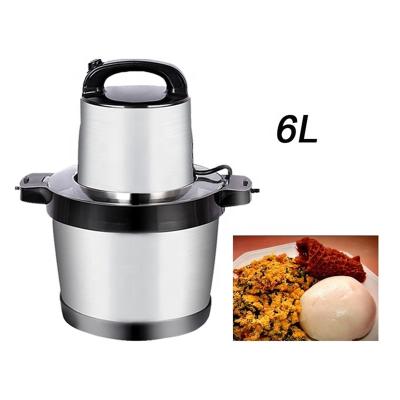 China 6L 1500W Commercial Chopper Food Processors Multifunctional Electric Chopper for sale