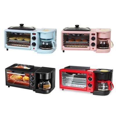 China Hot Sale Household 3 In 1 Breakfast Makers Lunch Frying Machine Pan Toaster Oven Coffee Maker for sale