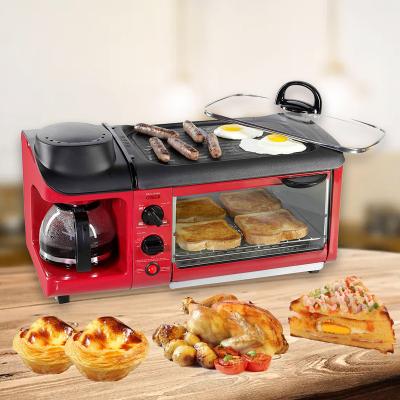 China Hot sale household 3 in 1 electric breakfast machine 4 in 1 breakfast maker machine for sale