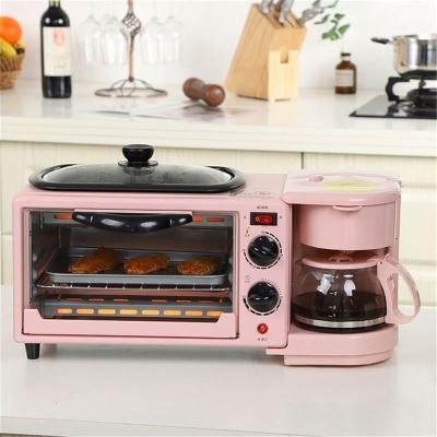 China Professional Electric Car Oven Coffee Maker 3 in 1 Breakfast Makers with CE Certificate for sale