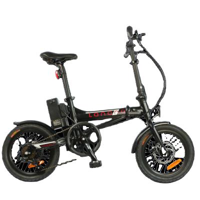 China 2019 Aluminum Alloy Style E-Bike 16 Inch Alloy Front Folding Electric Bike Remove Battery Style for sale