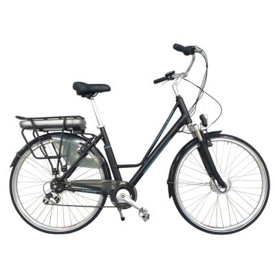 China New Power Aluminum Alloy Battery E Cycle Lady Electric Bike Green City 250w for sale