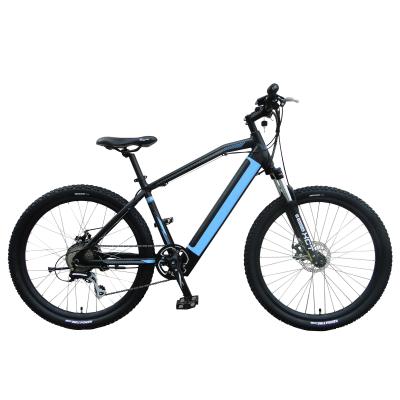 China Aluminum Alloy 27.5 Inch Electric Mountain Bike With 36V 350W Battery Rear Motor Aluminum Suspension Hidden Front Fork for sale