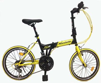 China 20 inch high quality high carbon steel folding bicycle cheap sight street style for sale