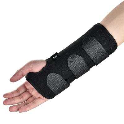 China Wholesale Adjustable Carpal Fixation Adjustable Medical Belt Sprained Splint Relief Pain Wrist Brace Support for sale