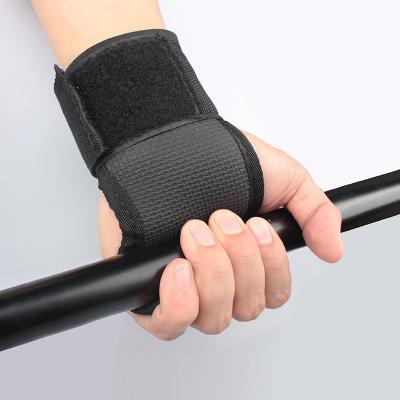 China Non Slip Custom Wrist Wraps Padded Power Weight Lifting Hooks Training Gym Grips Strap for sale