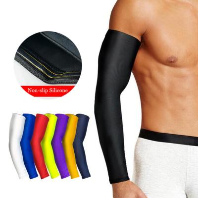 China China Wholesale Antibacterial Elastic Elbow Pads Protector Baseball Sports Arm Sleeves for sale