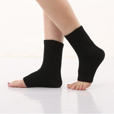 China High Elastic Warm Sale Women Fitness Keep Warm Basketball Bamboo Charcoal Fiber Breathable Knitting Ankle Pads Sleeve for sale