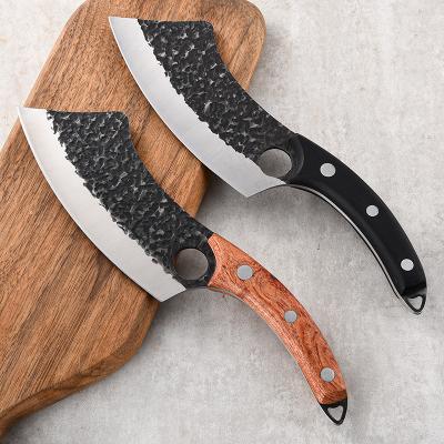 China New Disposable Best Selling Japanese Boning Chef Kitchen Knives Optional Shealth Leather Knife Wood Handle for sale