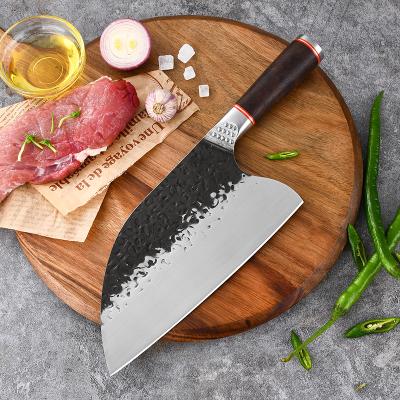 China Full Sustainable Arrival Premium Tang Forged Stainless Steel Chinese Kitchen Knife Chinese Cleaver for sale