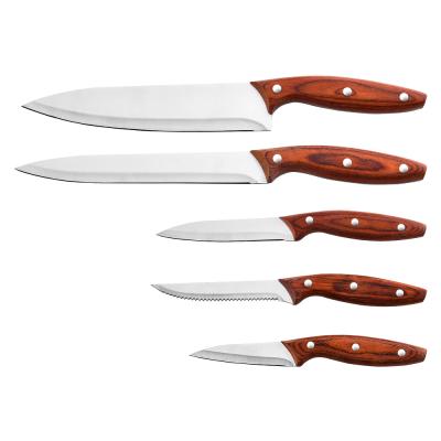 China RUITAI Sustainable Best Seller Chef Knife Professional Set 3cr13 Stainless Steel Custom Kitchen Knife Sets for sale