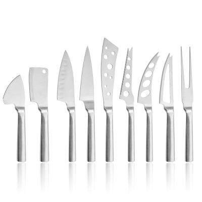 China Sustainable Ruitai New Arrival Stainless Steel Cheese Knife Set White Handle Cheese Knife for sale