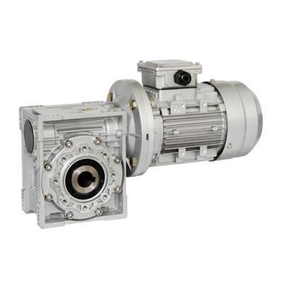 China Hotels Output Bore Diameter 35mm Worm Gearbox NMRV90 Speed ​​Reducers With B5 Flange Reductor for sale