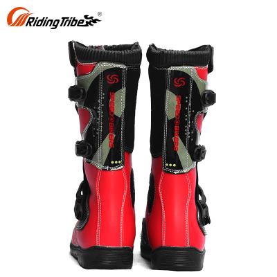 China Durable Off Road 2018 Racing New Designred Motorcycle Boots for sale