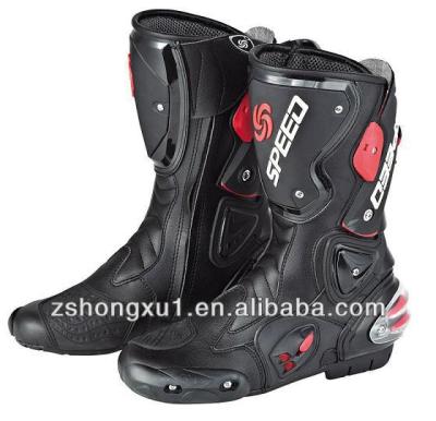 China High Quality Protective Racing Boots Factory Black Sport Motorcycle Boots for sale