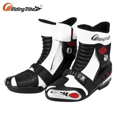 China Flexble Rising New Product Sport Traveling Ladies Moto Motorcycle Boots Black Rider Best For Short for sale