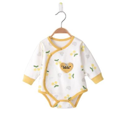 China Unisex/Unisex Baby Clothes Fall And Winter Cotton Baby Romper For Newborns 0-1 Years Old Baby Fall Crawling Suit For Infants for sale