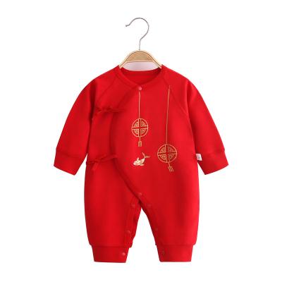 China Wholesale unisex/unisex children's clothing, baby male and female onesies can be customized, baby crawling suit for sale