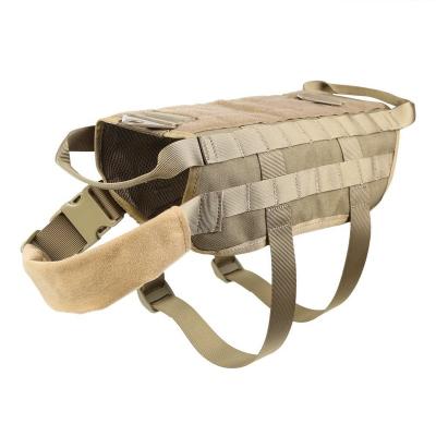 China Service Products Military Dog Harness Padded Military Dog Collar & Harness for sale