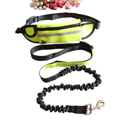 China Padded Hands Free Dog Leash Bungee For Medium To Large Dogs Military Dog Collar for sale