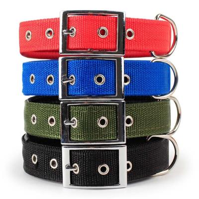 China Hot Products Multiple Sizes Padded Dog Training Collar, Adjustable Comfortable Padded Nylon Dog Collar for sale