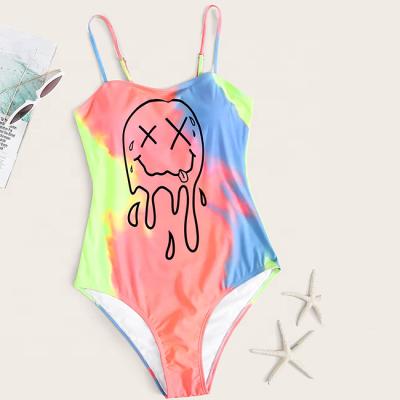 China Factory wholesale women one piece swimsuit plus size printing high quality design plus size bikini swimwear for sale