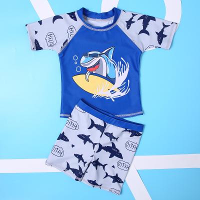 China 2021 Hot Selling Summer Logo Print Beachwear Custom Made Luxury Kids Swimwear Breathable Swimwear for sale