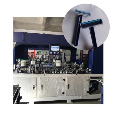 China Factory Twin Blades Shaving Linear Type Automatic Shaver Production Razor Set Machine Line for sale