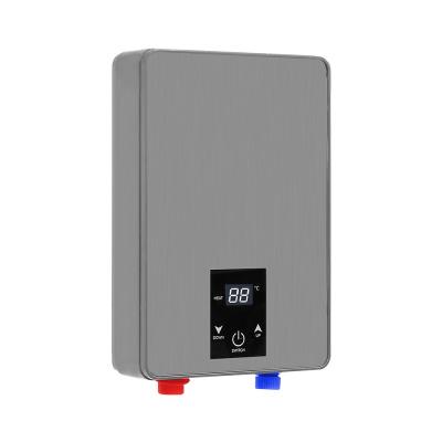 China 3 Phase 6000W Tankless Electric Water Heater With Touch Button LED Display for sale