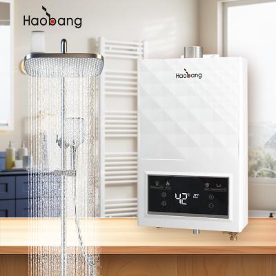 China Tankloze gedwongen uitlaatgaswaterverwarmer met elektronische ontsteking ±0,5 °C afwijking van de watertemperatuur Te koop