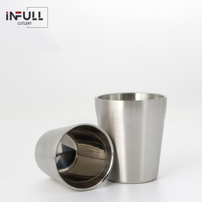 China Viable Pint Mugs Stainless Steel Stackable Pint Cup Tumblers For Travel Metal For Drinking Outside Reusable Steel Cups for sale