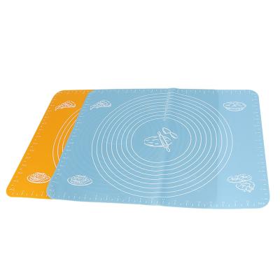 China Hot-selling Sustainable Kitchen Large Silicone Non Stick Plain Baking Mat for sale