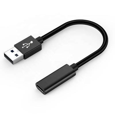 China Video Game Player Type A Male To Type C USB 2.0 Female OTG Adapter And USB Charging Cable for sale