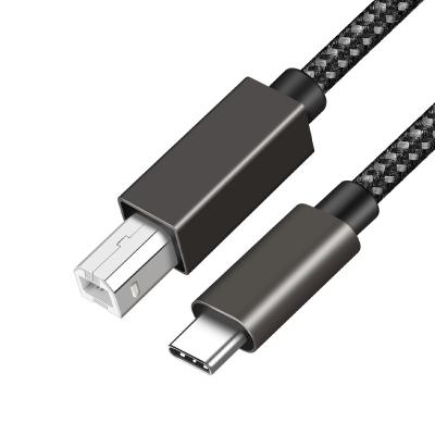 China Fast Data Transfer USB C Connector C Print Line Male To B Male USB 2.0 Print Cable for sale