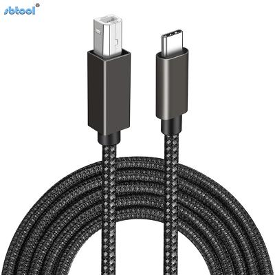 China Scanner USB Type C To USB 2.0 Printer Cable Scanner Cable Cord 6ft USB C Type B Printer For Laptop Computer for sale