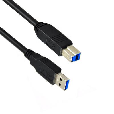 China Printer Hot Sales Black Customzied Logo Type A Male To Type B Male USB 3.0 Printer Scanner Extension Cable for sale