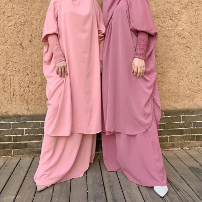 China Ramadan Eid Prayer Garment Muslim Dress Abaya Hooded Jilbab Hijab Long Khimar Abayas for Islam Niqab Djellaba Burka 2021-922-2 from Dubai Women for sale