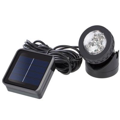 China Garden Plant Direct Solar LED Underwater Light Solar Powered Floodlight, 6LED IP65 Outdoor Yard Garden Lawn Landscape Light for sale