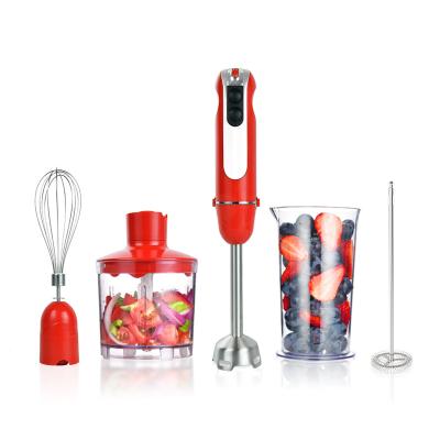 China Popular Handheld Design Handheld Blender with Food Processor, Wire Whisk and Milk Frother for sale